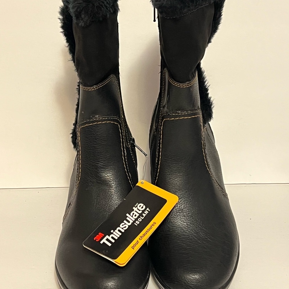 Black Thinsulate Insulated Boots
